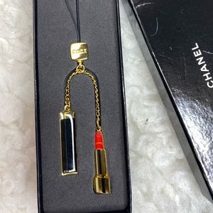 NEW: Chanel Lipstick Keychain Bag Charm + …